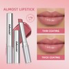 JIMYAUQIN 2Pcs Tinted Lip Balm with Hydration - Natural Glossy
