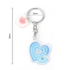 MUCOOS Sweet Love Keychain, Cute Keychain, Gift for Girlfriend, Gift for Friend, Exquisite Bag Decoration,Birthday Gifts for Women,Teacher Gifts,Friend Gifts for Women,Thank You Keyring