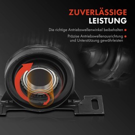 Frankberg Cardan Shaft Bearing, Spherical Shaft Center Bearing with Ball Bearings, Compatible with 7 Series E38 730d 735i iL 740d 740i iL 750i iL 2.9L 3.5L 3.9L 4.0L 4.4L 5.4L 1994-2001 Replace#