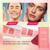 Barra Hidratante Con Color Lakerain,blush Multiuso On-the-go