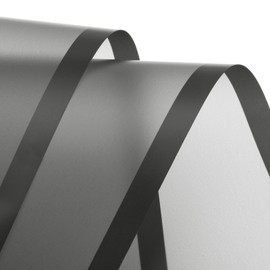 sourcing map 20pcs Transparent Black Border Flower Wrapping Paper 22.8"x22.8" Waterproof Floral Wrapping Paper for DIY Crafts, Gift Flower Shop Bouquet Packaging