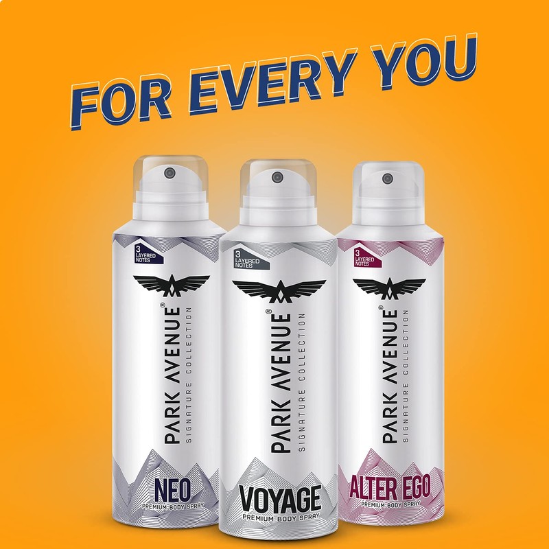 Park Avenue For Men Body Deodorant Super Saver Mega Voyage,