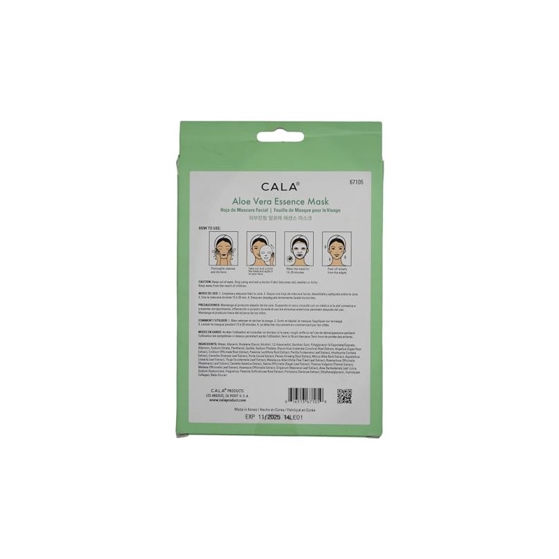 CALA - máscara para cara con escencia de aloe vera