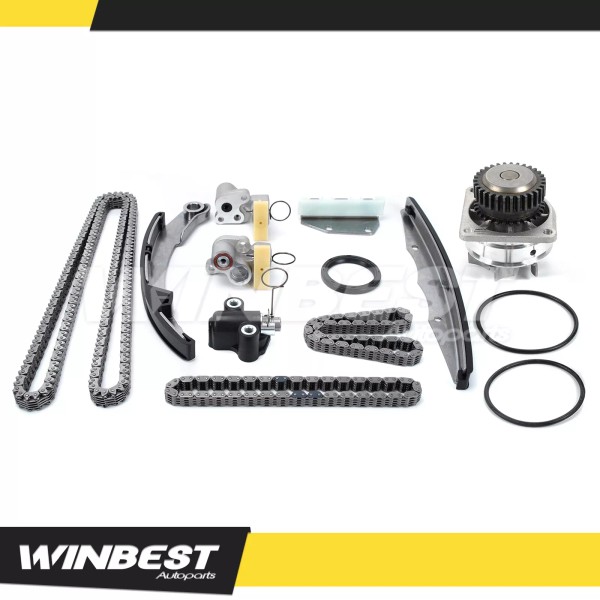 Winbest Autoparts Timing Chain Kit Water Pump for 2005-2019 Nissan