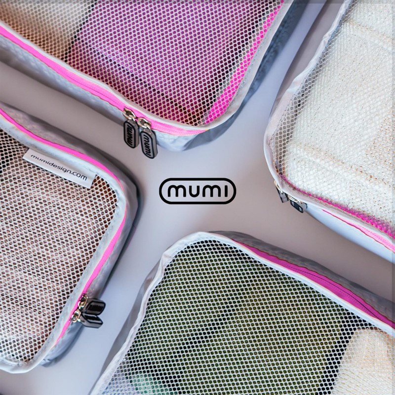 Cubos Organizadores de Equipaje mumi (5 Set) (Agua)