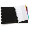 Maruman Loose Leaf Binder A5 Five Chart, 20 Holes, Black