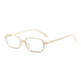 FEISEDY Fashion Rectangular Blue Light Glasses for Women Retro Small Frames Vintage Trendy 90s Square Eyeglasses B0255