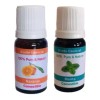 Productos Naturaly 2 Aceites Esenciales ( Menta Piperita Y Naranja ) 10 Ml C/u