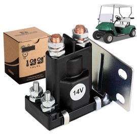 10L0L Golf Cart 14V 200A 4 Terminal Solenoid for EZGO TXT Gas Golf Cart 1994-Up OEM 27153-G01, 27153G01, 612813