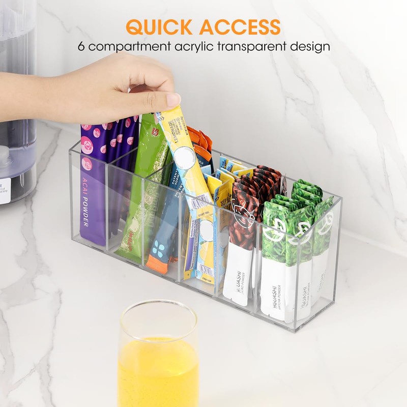 AIEVE 2 Pack Drink Packet Organizer