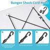 20 Pcs Bungee Shock Cord Hooks for 1/4 Inch Rope