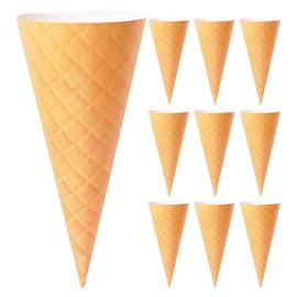 LUOZZY 10PCS Ice Cream Cone Flower Bouquet Wrapping Paper Petal Cones For Special Occasions 48x35cm Floral Arrangement Material For Pretty Bouquets