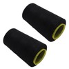 Strong Serger Thread 402, 2 Black Sewing Threads for Overlock,