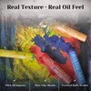 iCrayon Professional Oil Pastels Set – 36 Classic Colors, Rich