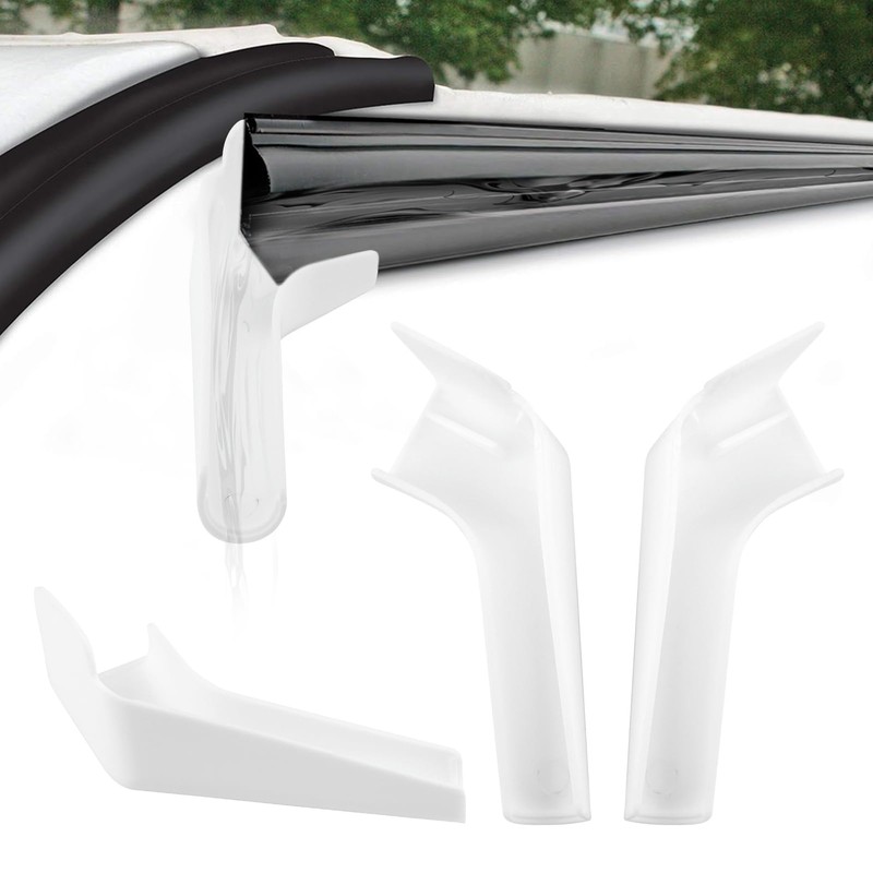 Trasylph Pack of 4 RV Gutter Spout, RV Rain Gutter