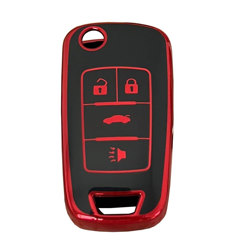 AIOEUOIA for Chevy Key Fob Shell Remote Key Fit for