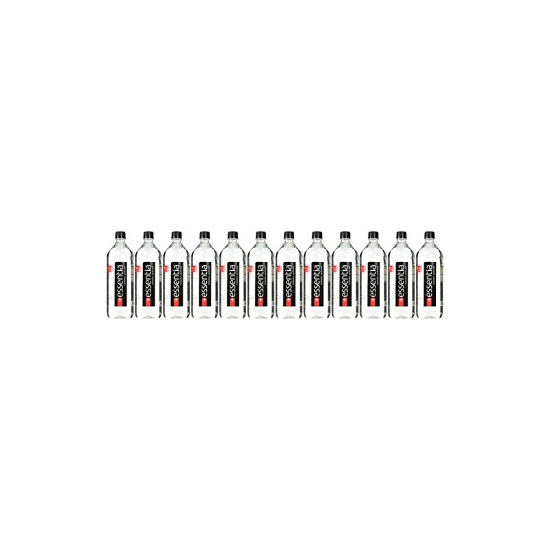 Essentia Ionized Alkaline Water 1 Liter 12 Pack Enhanced Hydration