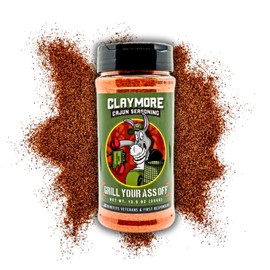 GYAO Claymore Cajun Seasoning – 12.5oz Spicy Blend for Meats & Seafood – MSG & Gluten Free – USA Made & Veteran Owned