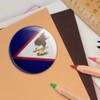 American Samoa US Territory Flag Puffy Bubble Dome Scrapbooking Crafting