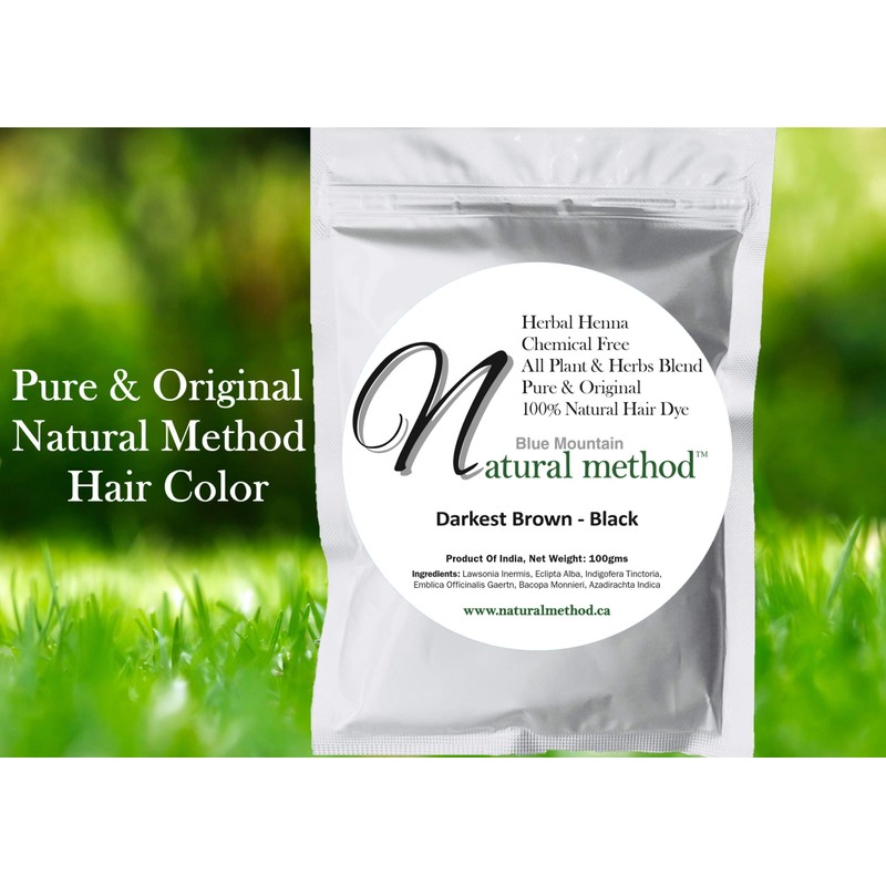 Natural Method Hair Color -100% Natural & Chemical Free, Herbal