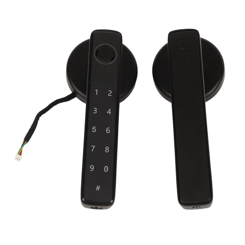 Fingerprint Lock Emergency Charging Low Battery Reminder Accurate Smart Door