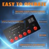 Nrgedzam 1PCS LED Rooftop Emergency Strobe Lights, Flashing Lights for