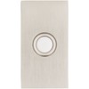 Baldwin 4863 3" x 1-1/2" Illuminated Rectangular Door Bell from