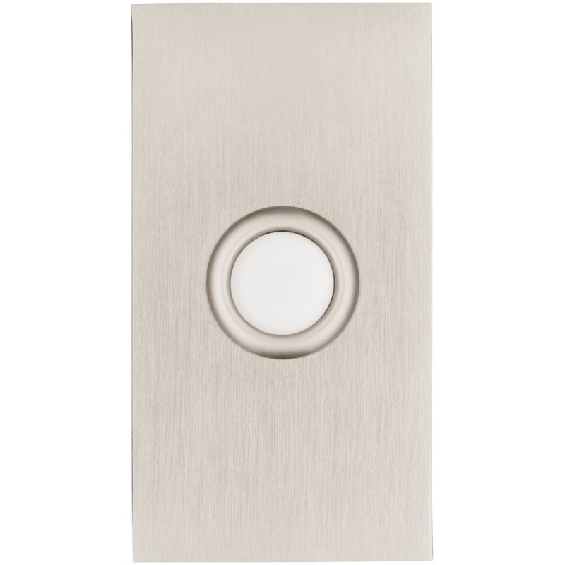 Baldwin 4863 3" x 1-1/2" Illuminated Rectangular Door Bell from