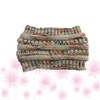 COLLBATH Woolen Yarn Headband Fashion Thicken Hat Ponytail Hat Empty