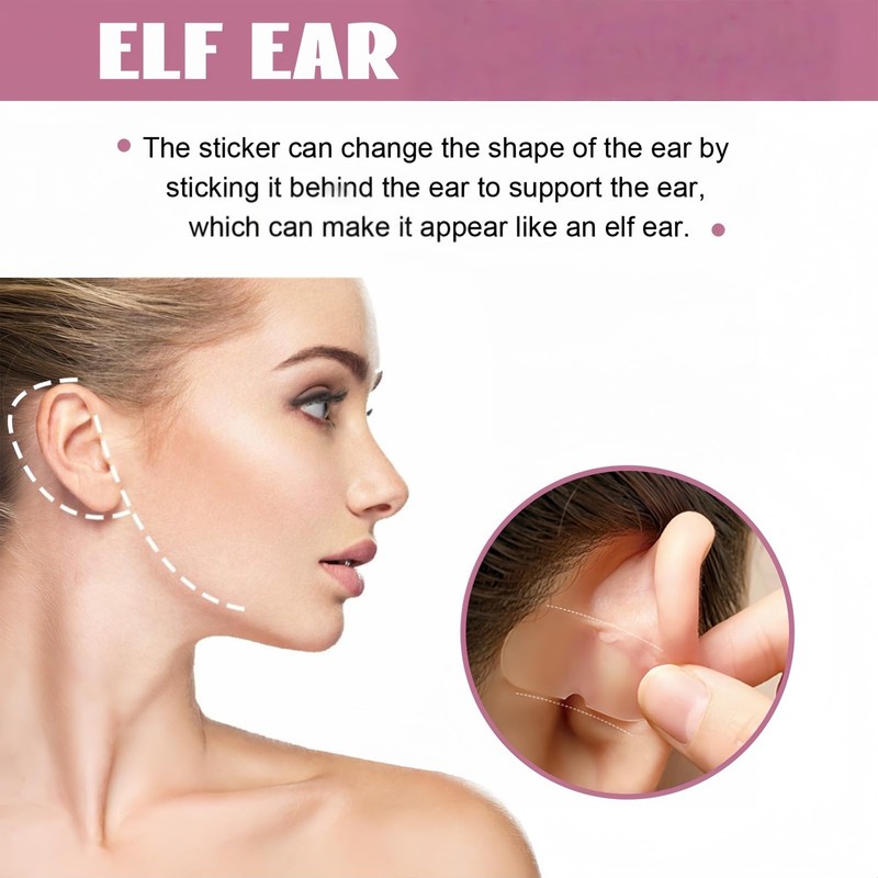 60PCS Cosmetic Ear Corrector,Ear Tape for Big Ears,Waterproof E/ar Stickers