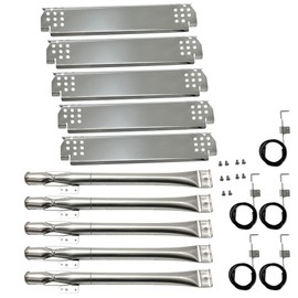 Direct Store Kit DG280 Replacement for Home Depot Nexgrill 720-0830H, 5 Burner 720-0888 720-0888N 720-0888S Gas Grill, Grill Burner, SS Heat Plate, Grill Igniter Kit, Nexgrill Replacement Parts, 5pack