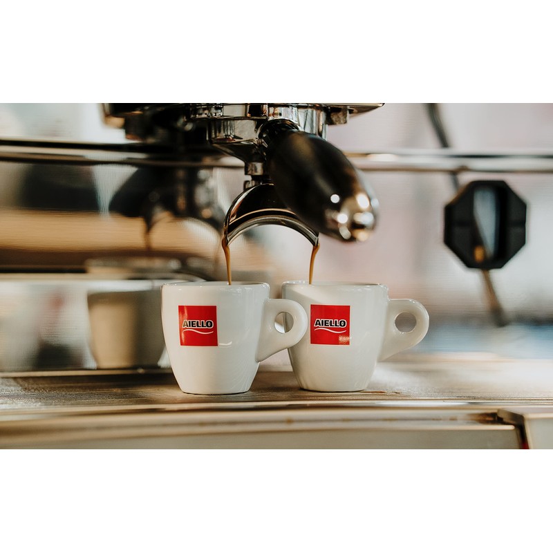 Aiello Caffe Italian Espresso Coffee Beans 2.2 LB Bag, Medium