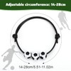 AFCJLTO Pack of 10 Children's Football Bracelets, Adjustable Cord, Football