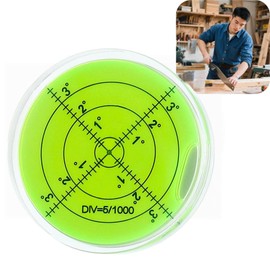 Mini Bubble Level, Precision Bullseye Bubble Level,High Precision Large Horizontal Bubble Cardan L/evel Horizontal Bu/bble, Lev/el Sets,Leve/l Tool, L/evel Bub/ble,Le/vel Set60*12mm