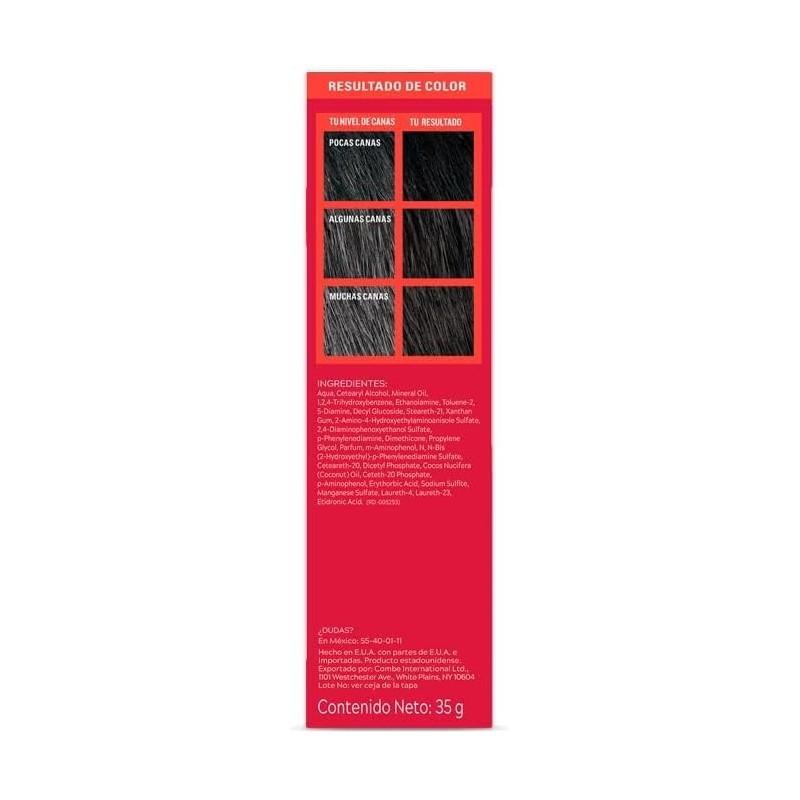 Just For Men Ultra, Tinte para Canas Negro U55 con