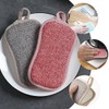 Baluue 4sets Reusable Dish Sponges Kitchen Cleaning Sponge Set Non