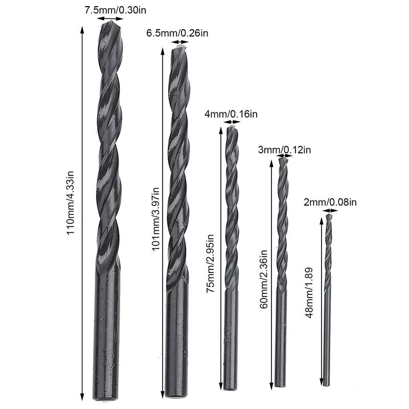 Screw Extractor Set for Broken Screw,5pcs Damaged Screw Remover+5pcs M2