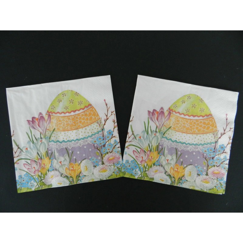 Mesafina 2 (Two) Single Lunch Size Paper Napkins for Decoupage