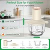 Electric Chicken Shredder,300W Food Processor Meat Grinder with 8 Cup