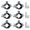 JDHGSHL 6 PCS Split Ring Pipe Hanger, Heavy Duty Adjustable