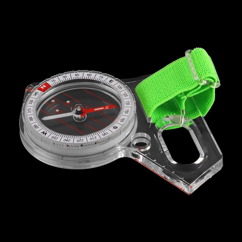 Laroal Finger compass with lanyard mini compass with luminous point