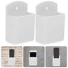 NUOLUX 2pcs Wall Mount Remote Control Box Locker Organizer Vertical