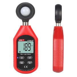 Aukson Q77C Digital Luxmeter with LCD Screen - Accurate Light Meter for Laboratory, Office & Industry with Bluetooth Technology