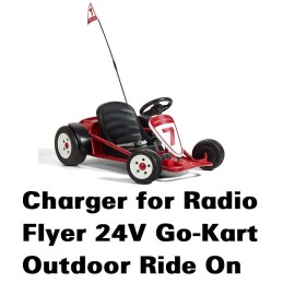 coming data ac power supply battery Charger For Radio Flyer 24v Go-Kart outdoor ride on
