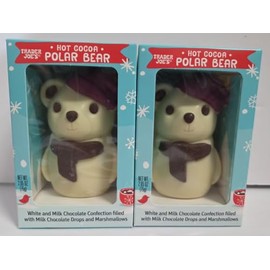 Trader Joe Hot Cocoa Polar Bear 2.65oz 75g (Two Boxes)