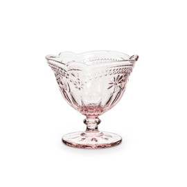 Abbott 27-Desiree/Dessert Collection Flower Pedestal Dish, Pink