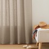 RYB HOME Extra Wide Semi Sheer Curtains, Grommet Easy Sliding