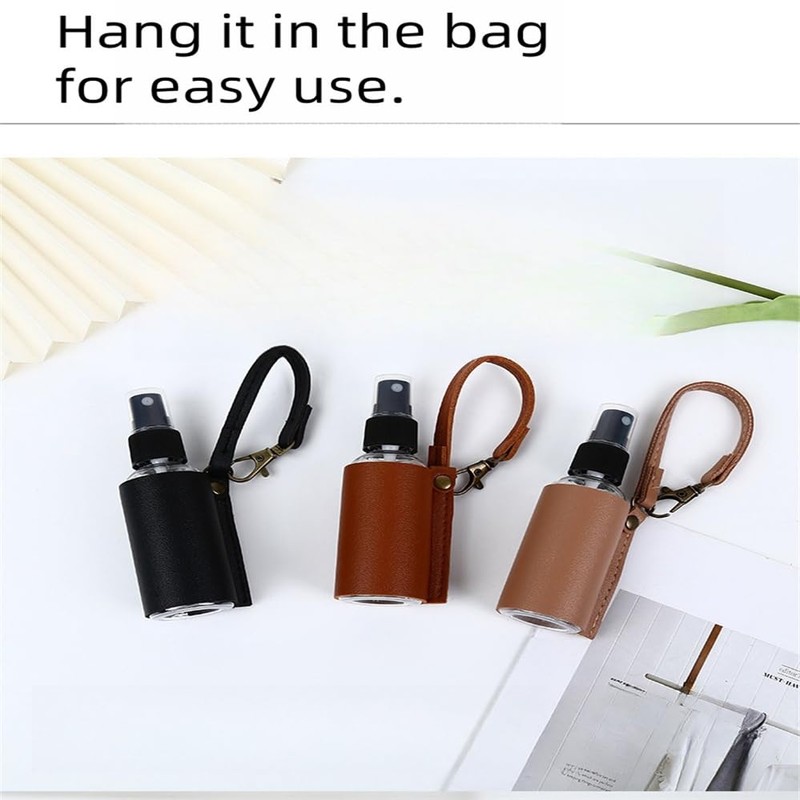 Generic 2 sanitizer clips 60ml sanitizer spray bottle pouch clip