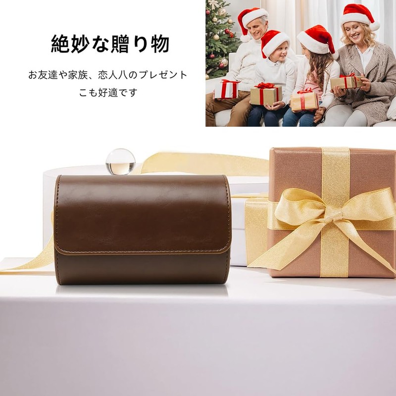 Watch Case, Watch Case, Carrying PU Leather, For 2 Pieces,