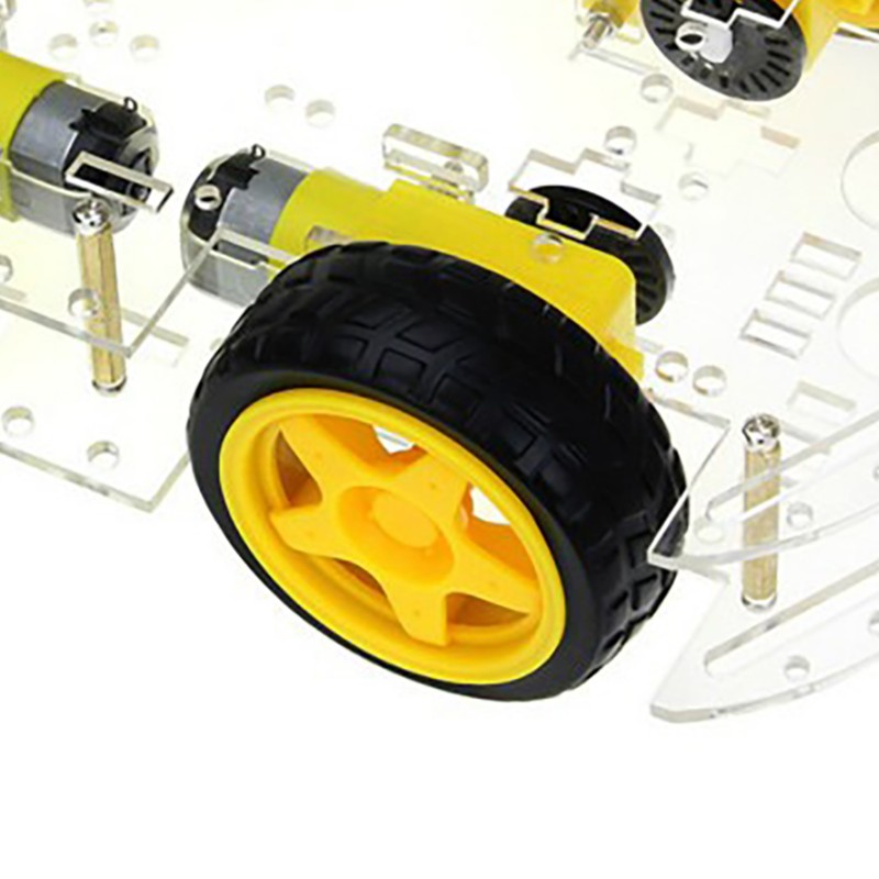 Smart Robot Car Kit Acrylic Double 4WD DIY Smart Robot